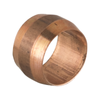 Brasshards 15mm Copper Compress Brass Olive - Pack Of 5