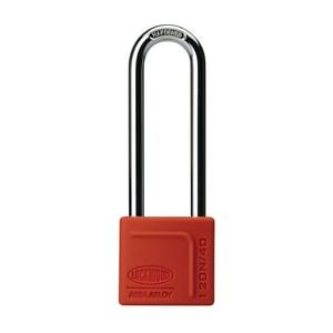Lockwood 40mm Solid Brass Extended Shackle 120N Series Padlock with Silicone Cover