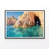 Blue Ocean with Rocky Cave  Print 100% Australian Made 90x60cm  (Poster)
