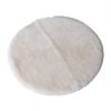 Naturally Sheepskins Ivory Round Lambskin Play Mat / Tummy Time Rug