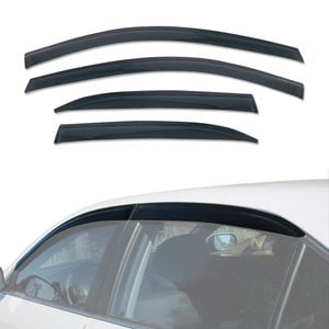 AUSGO Weather Shields For Toyota Camry 2006-2012 Weathershields Window Visors Wind Deflectors