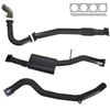 Ignite Exhausts Turbo Back For Nissan Gu Patrol 4.2l Coil Spring Ute 3" Dump Pipe & Muffler 409 Stainless Steel