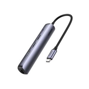 Ugreen 5-in-1 Usb-c Docking Station 4k Hdmi Ethernet Usb 3.0 Pd Charging Grey