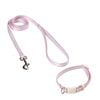 Happy Tails Pink Puppy Collar & Leash Set