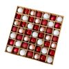 Catzon 49 Pcs Mini Christmas Balls 3CM Shiny & Matte Shatterproof Bauble for Party Decor-Set3