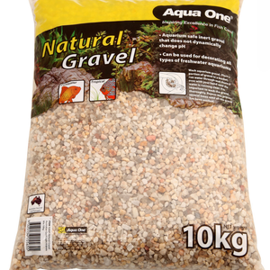 Aqua One Natural Gravel Australian Gold Light 4-6mm Mix 10kg (12331)