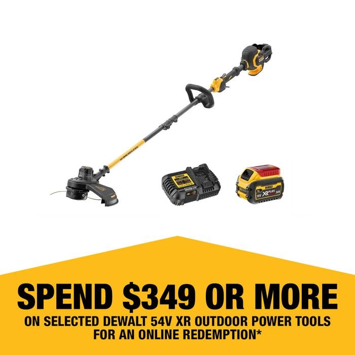 DeWALT 54V XR FLEXVOLT 380mm Split Shaft Line Trimmer Kit 6Ah