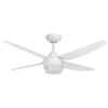 Arlec 120cm White Chicago 4 Blade AC Ceiling Fan with Light