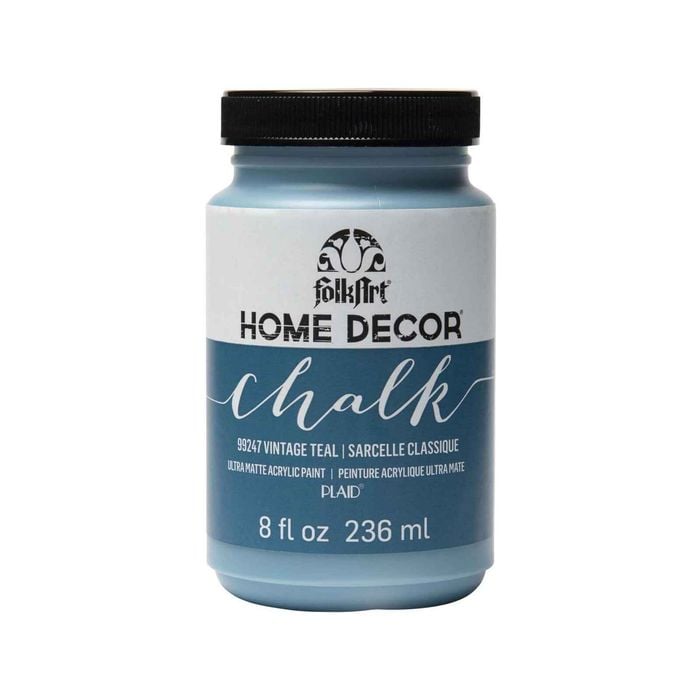 Folk Art 8oz / 237ml Vintage Teal Home Decor Chalk Paint