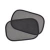 2pc Childcare Basic Car Rear Side Window Shade With UV Protection Black