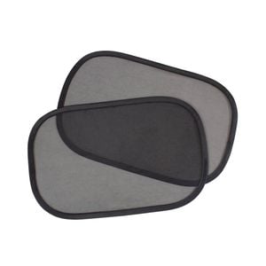 2pc Childcare Basic Car Rear Side Window Shade With UV Protection Black