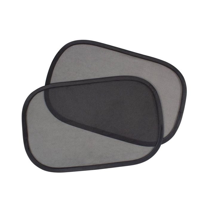 2pc Childcare Basic Car Rear Side Window Shade With UV Protection Black