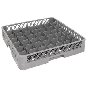 Vogue Glass Rack 49 Compartments Commercial Dishwasher Storage 500x500x100mm