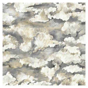 Sora Charcoal Wallpaper by Holden Decor  10.05m by  53cm