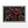 Roses Artistic Flower Design  Print 100% Australian Made 120x90cm  (Poster)