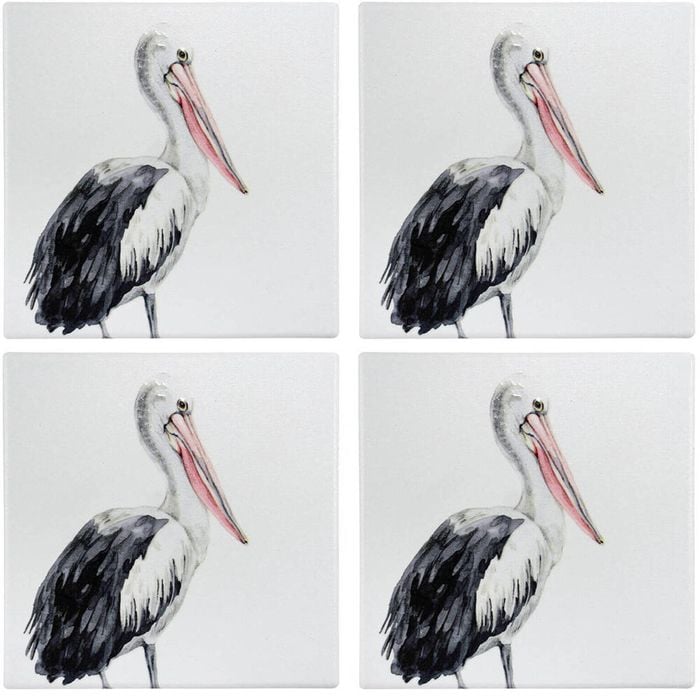 4pc LVD Ceramic Coasters Table Protector Square 9x9cm - Percival