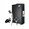 Thermomate Portable Gas Outdoor Camping Hot Water Heater System, with 12V Pump, Shower Head, Black