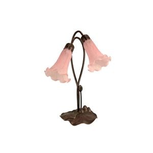 G&g Twin Lily Lamp Pink