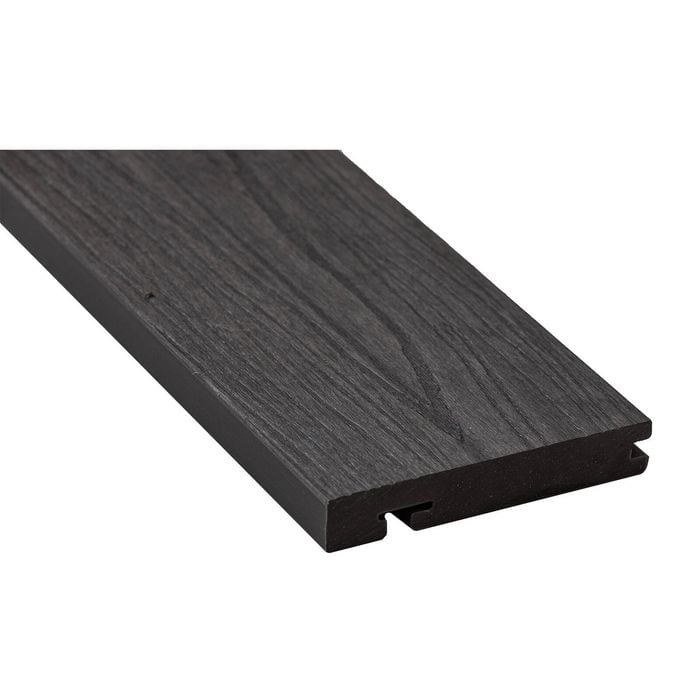 Ekodeck 137 x 23mm 5.4m Ironwood Designer Edge Board Composite Decking