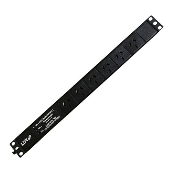 Ldr 6-port 10a Power Dist Unit 1u Horizontal [wb-pdu-0306]
