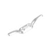 Pinnacle 70mm Zinc Plated Cleat Hook 2pk