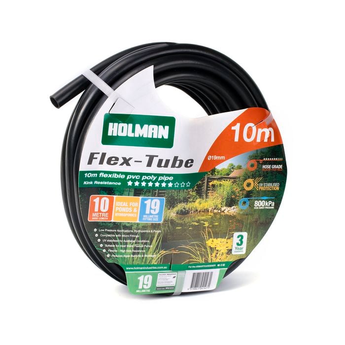 Holman 19mm x 10m Black Flex-Tube
