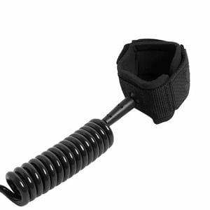 Summer vibes Bodyboard Bicep Coil Leash - Black