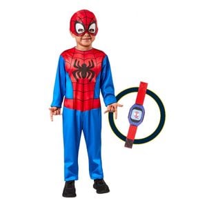 Marvel Spidey Box Set Costume Dress Up Party Cosplay Kids Outfit Size 18-36m