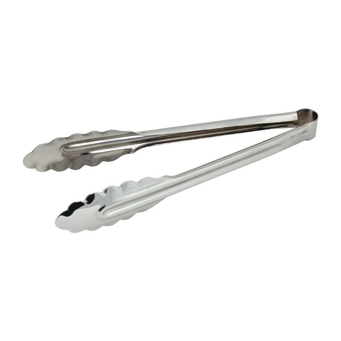 Caterchef Utility Tongs Mini 180mm Stainless Steel Kitchen Cooking Serving Utensil