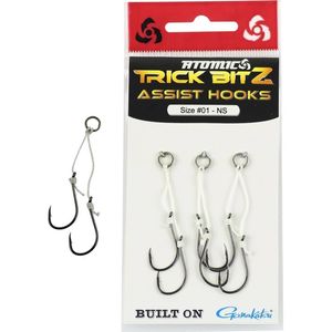 Atomic Trick Bitz Assist Fishing Hook 10, No Skirt