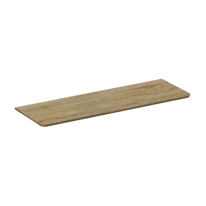 Flexi Storage Home Solutions 900 x 15 x 300mm Oak Curved Shelf