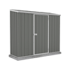 Absco Sheds 2.26 x 0.78 x 1.95m Woodland Grey Single Door Space Saver Garden Shed