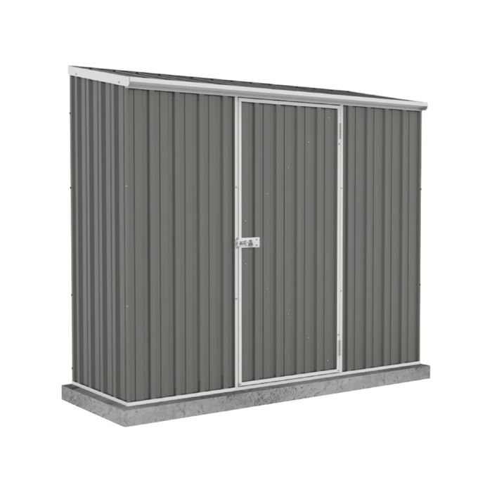 Absco Sheds 2.26 x 0.78 x 1.95m Woodland Grey Single Door Space Saver Garden Shed