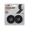 Moroday 25mm x 1m Black Heavy Duty Hook And Loop Self Adhesive