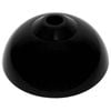 Brilliant 29cm Black Basix Dome Batten Fix Shade