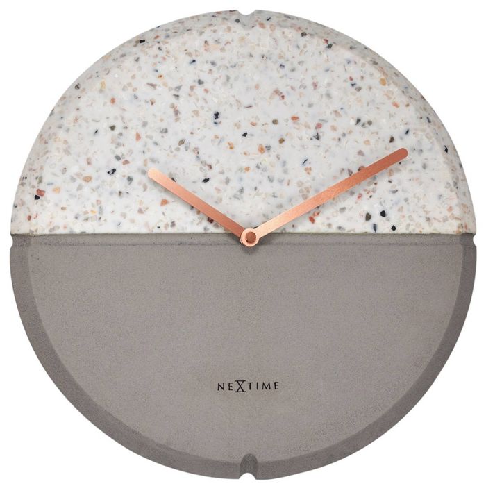 NeXtime Conrazzo 32cm Analogue Wall Clock Round - Grey