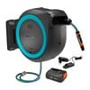 GARDENA PowerRoll 40m Battery Retractable Hose Reel Ready-To-Use Set