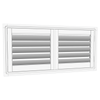 EasyAS 1210 x 600mm White Adjustable Plantation Shutter