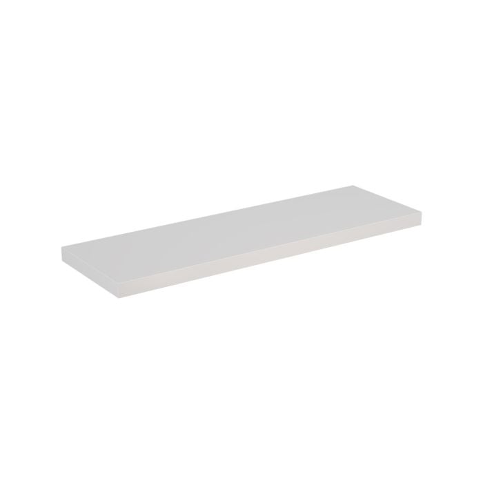 Flexi Storage Decorative Shelving 600 x 24 x 190mm White Matte Style Shelf - 600mm Matt White