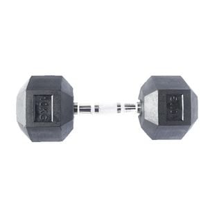 10kg Rubber Coating Hex Dumbbells in Pairs