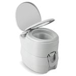Costway 20L Portable Toilet Camping Potty Caravan Travel RV w/Waste Tank