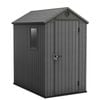 Keter 4 x 6' Grey Darwin Garden Shed