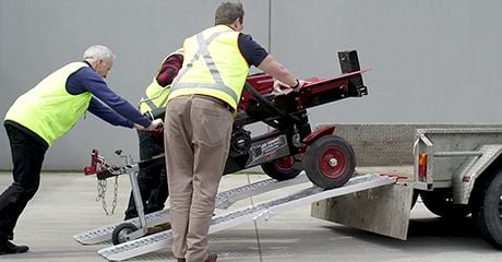 Transport of Log Splitter