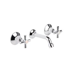 Mondella Chrome Cadenza Ceramic Disc Bath Set