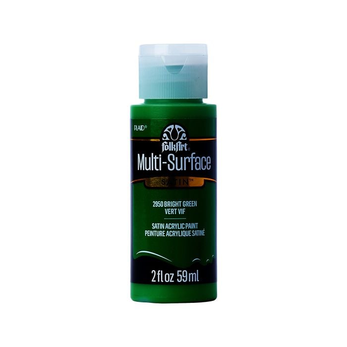Folk Art 59ml Bright Green Multi Surface Paint