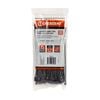 Crescent 200 x 4.6mm Black Cable Ties  - 100 Pack