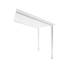 Exterior Life 4.5m Hollywood Pearl White/Pearl White Pergola