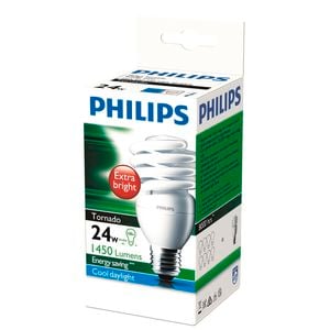 Philips Spiral E27 CFL 1450Lm Cool Daylight 24W Globe