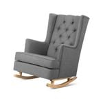 Artiss Armchair Rocking Arm Chair Lounge Feeding Recliner Grey