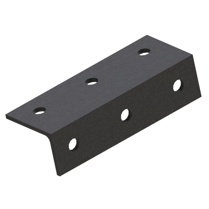 Dunnings 75 x 50 x 5 x 190mm M12 Structural Angle Bracket